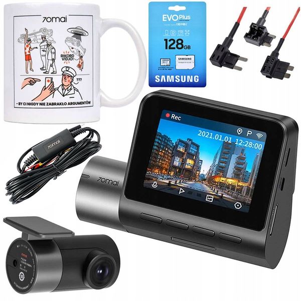 KAMERA 70MAI PRO PLUS+ RC06+ 128GB+ ADAPTER UP03 zdjęcie 1