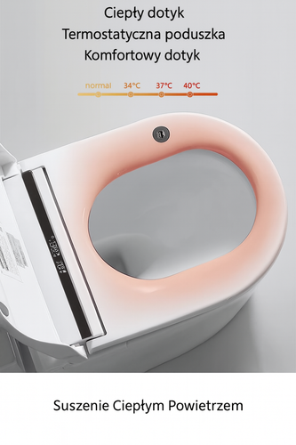 Deska Sedesowa Inteligentna wolnoopadajaca intim Spa z funkcją bidetu Smart na Arena.pl