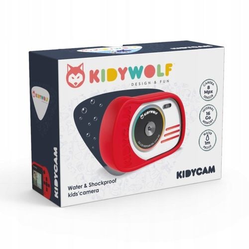 Kidywolf - Wodoodporny aparat Kidycam - Czerwony na Arena.pl