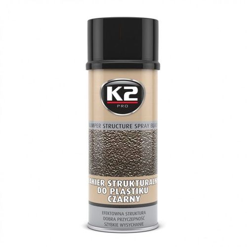 K2 LAKIER STRUKTURALNY DO PLASTIKÓW BUMPER 400 ML na Arena.pl