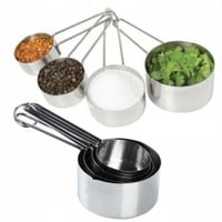 KOMPLET MIARKI KUCHENNE do odmierzania zestaw 4w1