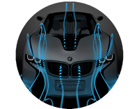 Opłatek na tort BMW