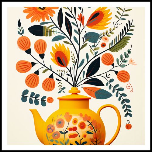 Plakat 80x80cm Bujna Herbata na Arena.pl