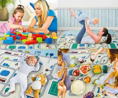 Mata edukacyjna piankowa dwustronna XPE 200x180cm na Arena.pl