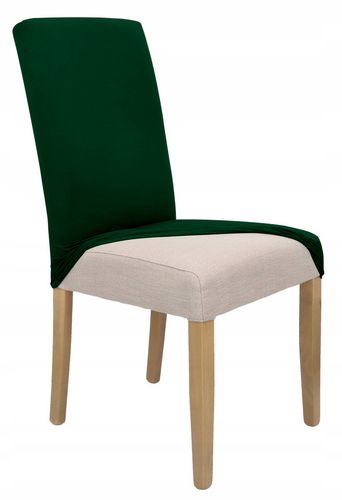 Pokrowiec Na Krzesło Butelkowa Zieleń Elastyczny na Arena.pl