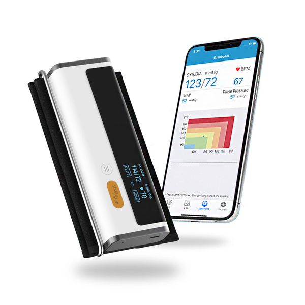 Ciśnieniomierz naramienny z funkcją badania EKG BP2 IOS Android zdjęcie 2