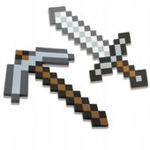 MINECRAFT ŻELAZNY MIECZ + KILOF ZABAWKA FIGURKA