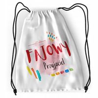 Plecak Dla Przyjaciela Sportowy Szkolny Worek Z Nadrukiem Ze Zdjęciem