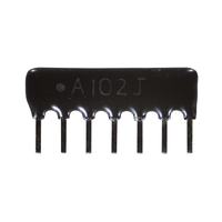 Drabinka rezystorowa 6x 1K A7P-1K A102J matryca równoległa 1/8W 5% SIP-7