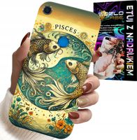 ETUI DO HUAWEI Y6S - ZNAK ZODIAKU, RYBA ASTRONOMIA + FOLIA