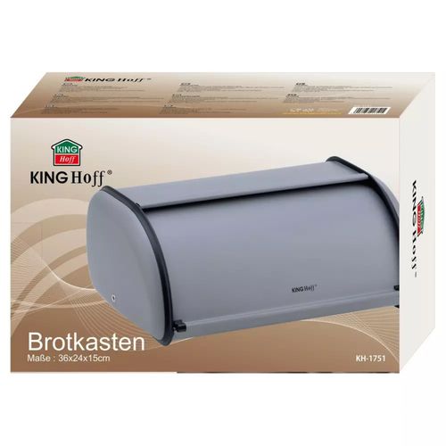 CHLEBAK STALOWY KINGHOFF KH-1751 szary na Arena.pl