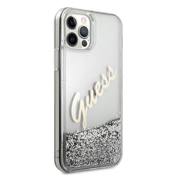 Etui Guess do iPhone 12 Pro Max, Srebrny zdjęcie 4