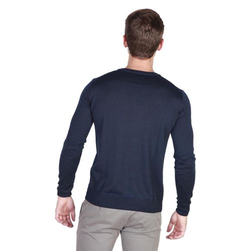 Trussardi sweter męski niebieski L na Arena.pl