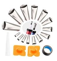 Zestaw 14 Dysz Do Wykończeń Uszczelniających Inox