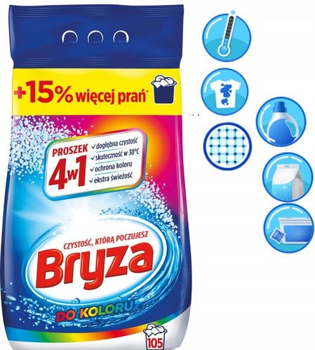 bryza 4w1 proszek color 6,825kg / 105 prań na Arena.pl