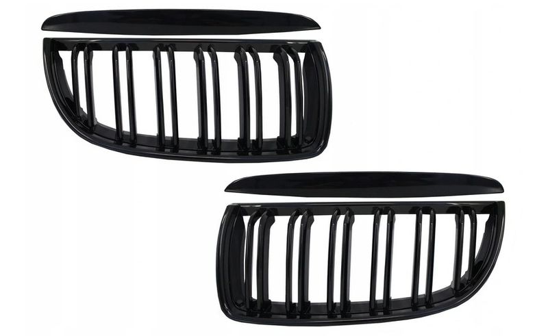 GRILL NERKI BMW 3 E90 05-08R M3 LOOK BLACK POŁYSK zdjęcie 1