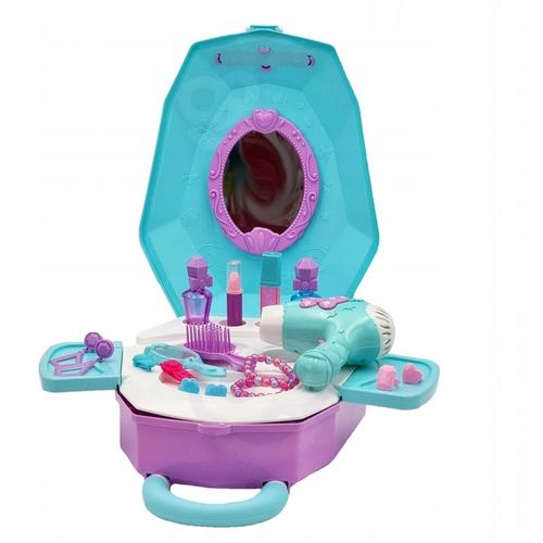 WOOPIE Toaletka dla Dziewczynki 2w1 Salon Piękności w Walizce na Arena.pl
