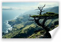 Fototapeta PREMIUM STRUKTURA ZMYWALANA NA WYMIAR drzewo w górach