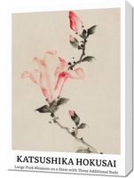 Obraz 50x70cm Design Large Pink Blossom, Hokusai Vintage do Salonu