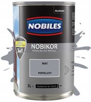 Nobiles Nobikor podkład antykorozyjny olejno-ftalowy Popielaty mat 1L