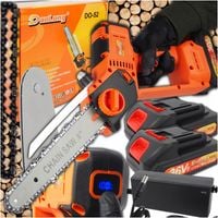 PIŁA AKUMULATOROWA ELEKTRYCZNA MINI 8" + DWA 2X AKUMULATORY 2.0Ah DO DRZEWA