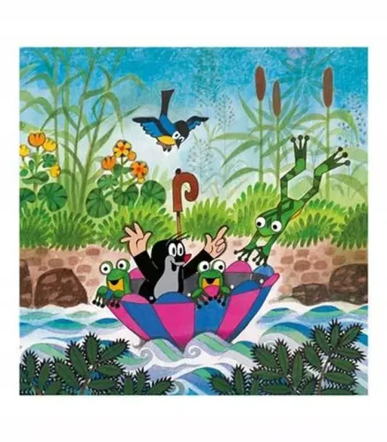 Puzzle Dino Krecik 165 elementów Puzzle Krecik 3 x 55 elementy na Arena.pl