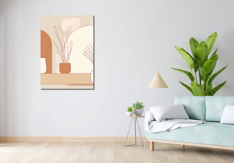 Obraz 70x100cm Widok Roślin zdjęcie 2