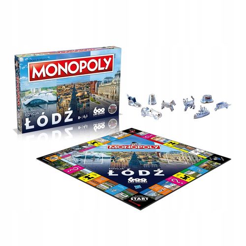 Gra planszowa Monopoly Łódź Hasbro na Arena.pl