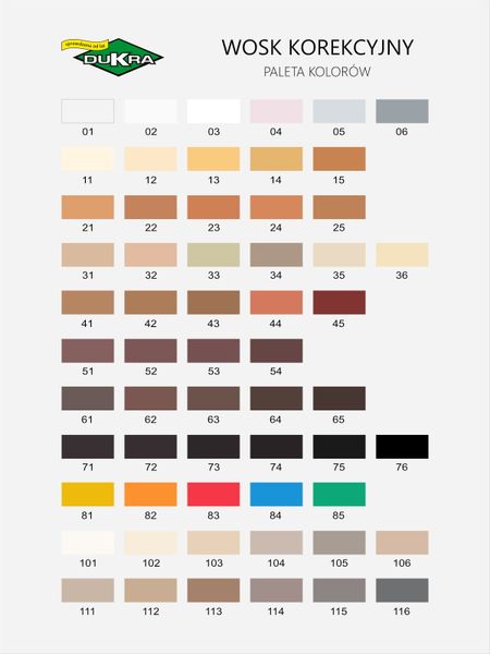 Wosk korekcyjny do mebli miękki 83 - Czerwony zdjęcie 2