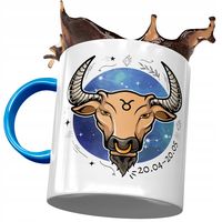 Kubek Błękitny Byk Znaki Zodiaku Horoskop Z Nadrukiem Ze Zdjęciem