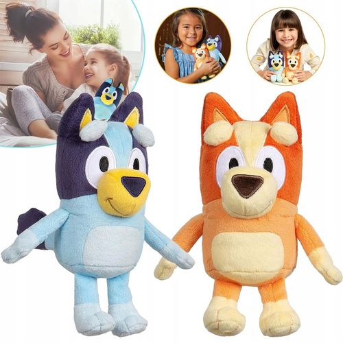 2-PAK PLUSZOWA PRZYTULANKA MIĘKKA ZABAWKA BLUEY DLA CHŁOPCÓW I DZIEWCZYNEK na Arena.pl