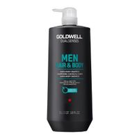 Goldwell Men Hair & Body - Szampon do włosów i ciała dla mężczyzn, 1000ml