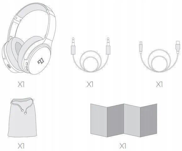 Słuchawki z redukcją szumów Bluetooth 5.0, bezprzewodowe słuchawki nauszne, zdjęcie 8