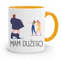 Kubek Prezent Żółty Dla Chłopaka Mam Dużego Z Nadrukiem Ze Zdjęciem