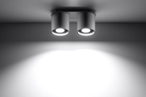 Downlight LAMPA sufitowa SL.0055 metalowa OPRAWA tuby szare na Arena.pl