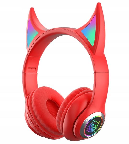 SŁUCHAWKI BEZPRZEWODOWE ŚWIECĄCE DEVIL BLUETOOTH zdjęcie 1