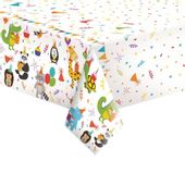 Obrus papierowy Urocze Zwierzątka, 120x180 cm