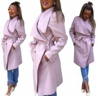 PLUS SIZE waterfall MAXI XXXXL 44-52 DŁUGI PŁASZCZ