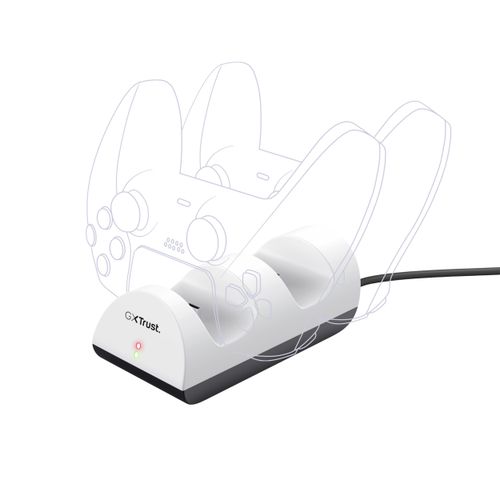 Stacja ładująca TRUST GXT 254 Duo Charging Dock do PS5 na Arena.pl