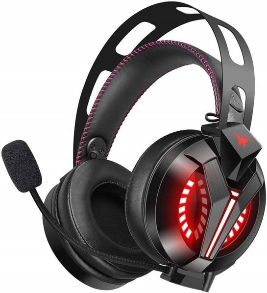 SŁUCHAWKI GAMINGOWE M180PRO do PC PS4 XBOX LED zdjęcie 1