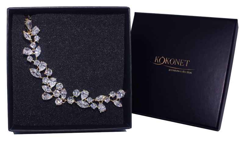 Bransoletka ślubna CHLOE gold zdjęcie 1