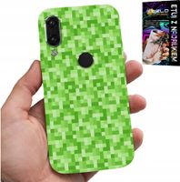 ETUI DO HUAWEI Y7 2019 - WZORY Z GIER Z GRY PIKSEL PIKSELE PLECKI