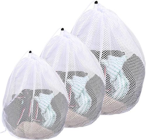 Siatka Worki do Prania ze Sznurkiem 3szt na Arena.pl