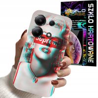 ETUI CASE DO XIAOMI NOTE 13 4G - Monroe MODNE KOBIECE WZORY + SZKŁO