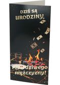 karta urodzinowa - ustawiany wiek (naklejki)  a ur-037