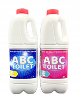 PŁYN DO TOALET TURYSTYCZNYCH KONCENTRAT ABC 2X2L WC DO KAMPERA POD NAMIOT