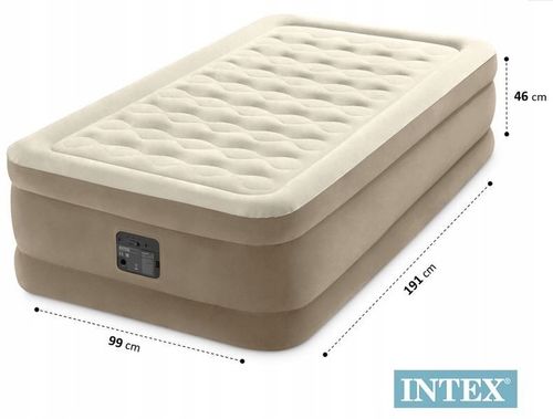Materac dmuchany Air Bed Ultra Plush Twin 191x99x46 cm Intex 64426 na Arena.pl