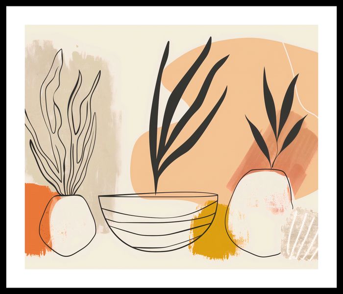 Plakat 60x50cm Szkice Botaniczne zdjęcie 3