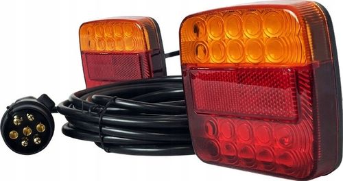 ZESTAW OŚWIETLENIA LED PRZYCZEPKA/PRZYCZEPA 7,5 M NA MAGNES na Arena.pl