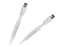 KPO2735F-1.5 Kabel TV - VIDEO bialy 1,5m